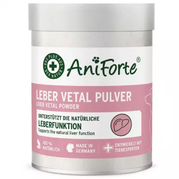 AniForte Liver Vital Pulver für Hunde - Leberunterstützung - 100g