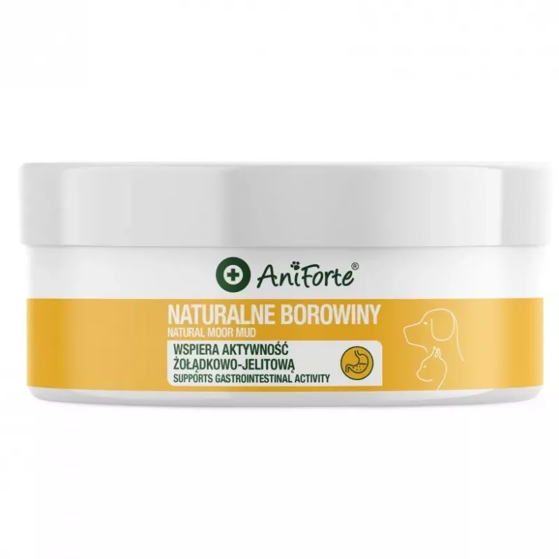 ANIFORTE Natural Moor Mud Supplement für Hunde und Katzen 300g
