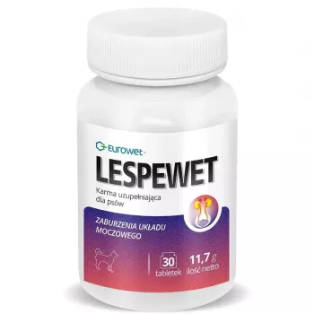 EUROWET Lespewet - Veterinäres Nahrungsergänzungsmittel für Hunde - Nierenunterstützung - 30 Tabletten