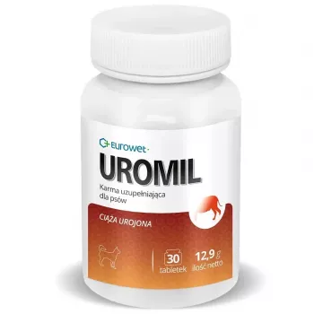 EUROWET Uromil Unterstützung der Harnwege für Hunde und Katzen - 30 Tabletten