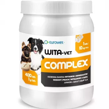 EWE EUROWET Wita-Vet Complex Multivitamin- & Mineralergänzung für Hunde - 400 Tabletten