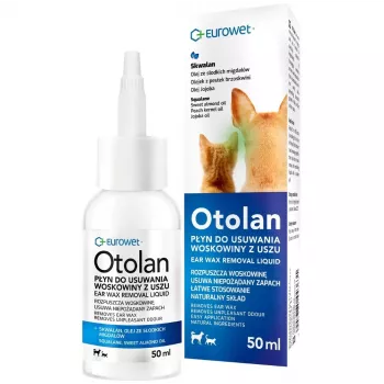 EWE EUROWET Otolan Ohrenschmalzentferner Flüssigkeit für Hunde und Katzen - 50 ml