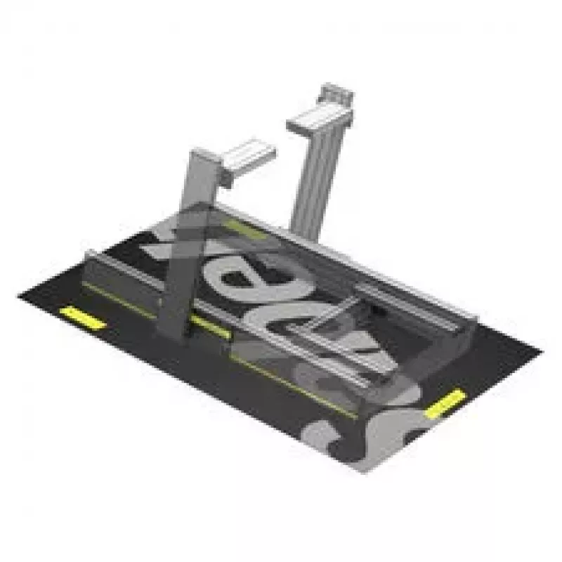 SABELT SIM RACING Sabelt Sim Floor Mat, 170 × 100 cm, Anti-Rutsch, Schwarz