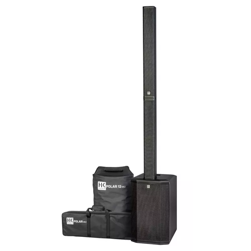 HK Audio Polar 12 MK2 Aktiv-Säulen-PA-System, Schwarz