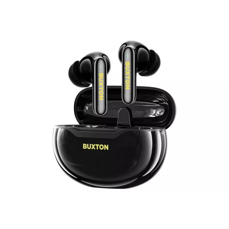 BXT Buxton BTW 7200 Black Tuya - True Wireless In-Ear Kopfhörer mit Ladecase, Schwarz, Bluetooth 5.2, IPX4, Touch-Steuerung, Tuya Smart App