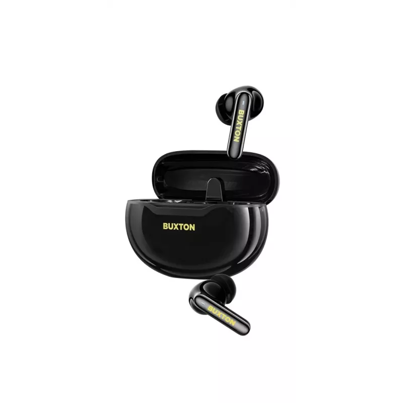 BXT Buxton BTW 7200 Black Tuya - True Wireless In-Ear Kopfhörer mit Ladecase, Schwarz, Bluetooth 5.2, IPX4, Touch-Steuerung, Tuya Smart App