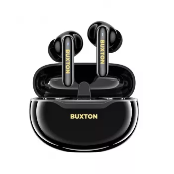 BXT Buxton BTW 7200 Black Tuya - True Wireless In-Ear Kopfhörer mit Ladecase, Schwarz, Bluetooth 5.2, IPX4, Touch-Steuerung, Tuya Smart App