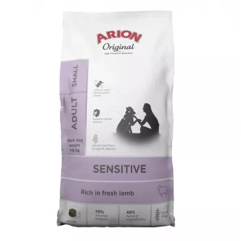 AIN ARION Original Sensitive Small Lamb Mono - Trockenfutter für Hunde - 7 kg