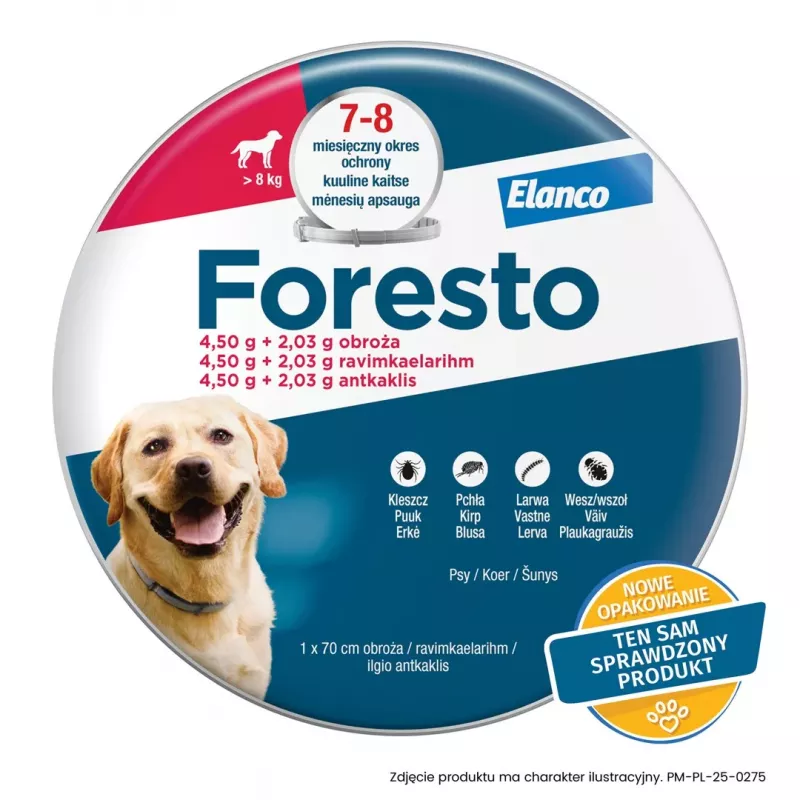 ENA ELANCO Foresto Halsband für Hunde über 8 kg