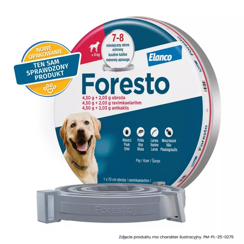 ENA ELANCO Foresto Halsband für Hunde über 8 kg