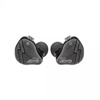 JYO JOYO JMH-05 In-Ear Monitor - 9,2 mm Dynamischer Treiber, abnehmbares Kabel, 16 Ohm, Schwarz/Transparent