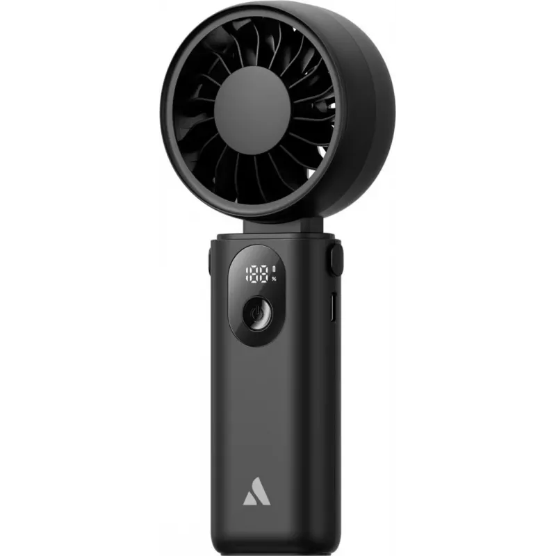 AEL AECOOLY Halo 04 Tragbarer Handventilator, Schwarz