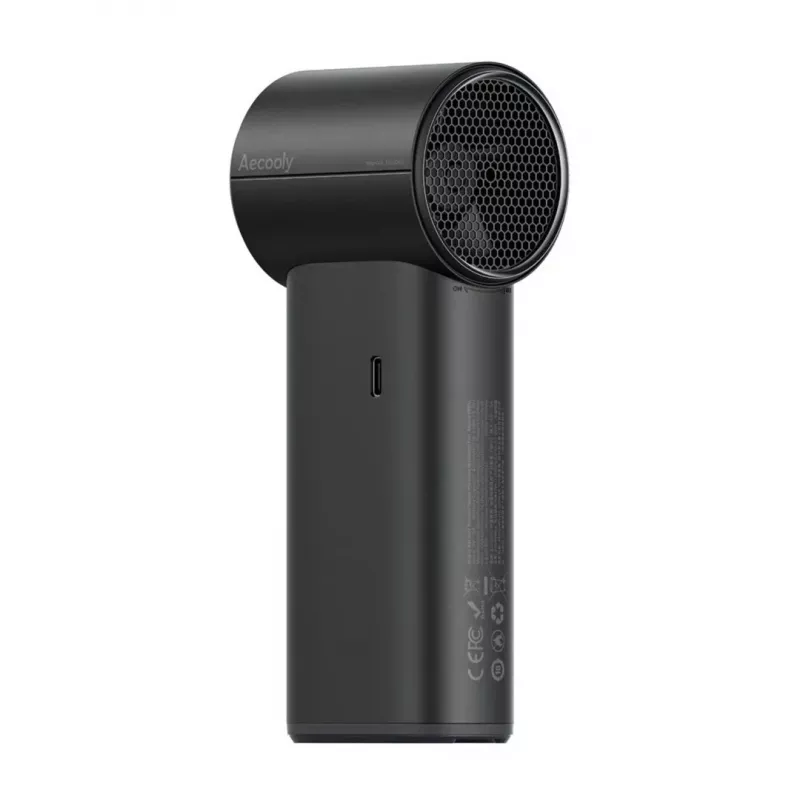 AEL AECOOLY Cold Air Pro Tragbarer Handventilator, Schwarz