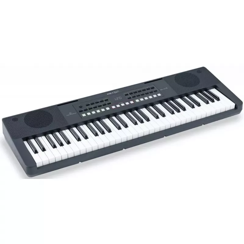 KYL Soundsation KeyLi-61 Keyboard - 61 anschlagdynamische Tasten, 300 Klänge, USB-MIDI, Schwarz