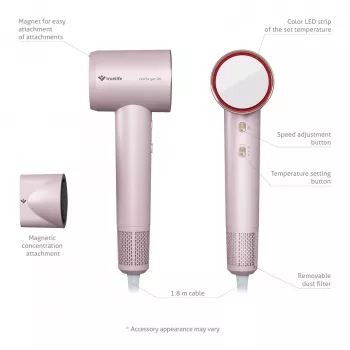 TLF TrueLife HairDryer D6 Haartrockner 1600 W Rose
