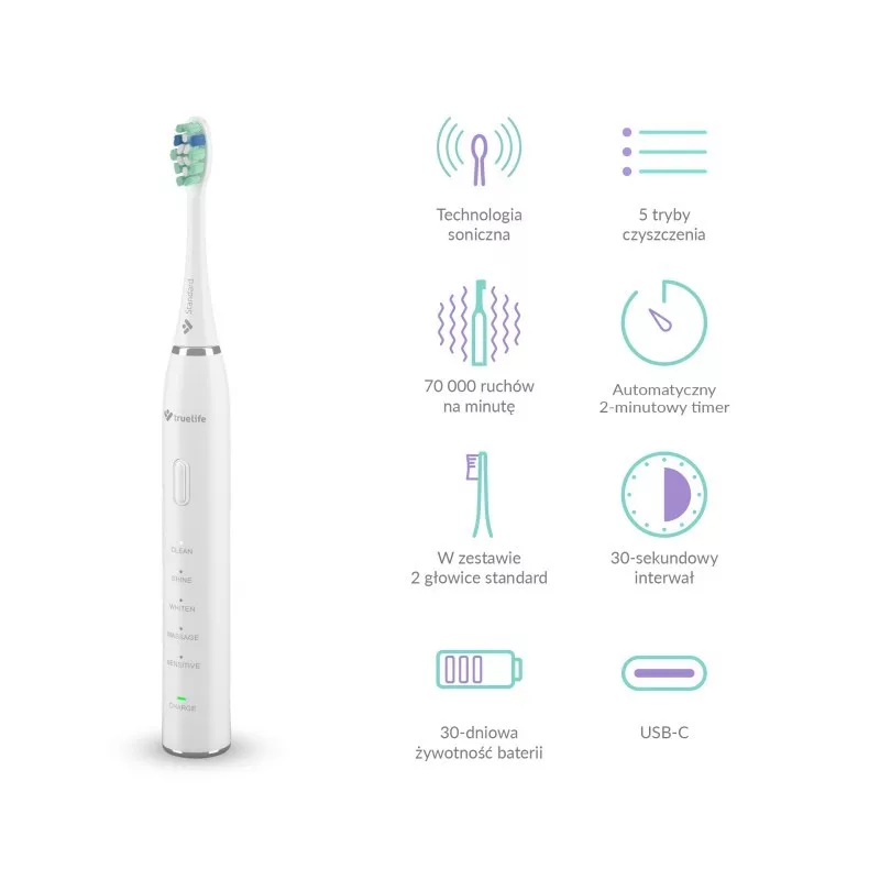 TLF TrueLife SonicBrush Clean30 Duo Schallzahnbürste