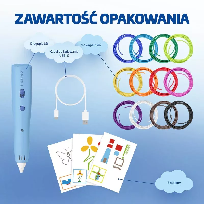 LAMAX ArtKid1 3D 3D-Stift, Blau