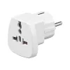 Goobay 94026 Reiseadapter UK, US, IT, CH auf EU, Weiß
