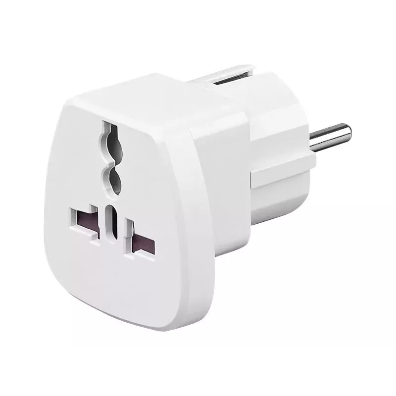 Goobay 94026 Reiseadapter UK, US, IT, CH auf EU, Weiß