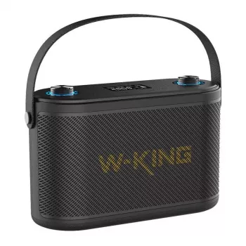 W-KING H10 Tragbarer Bluetooth-Lautsprecher 120W RGB-Lichter IPX6 Schwarz
