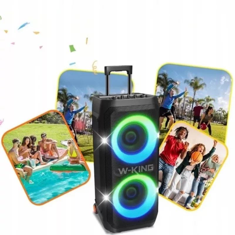 W-KING T12 Wireless Bluetooth Speaker – Schwarz