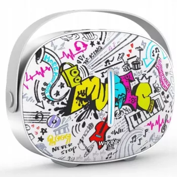 W-KING T8II Kabelloser Bluetooth-Lautsprecher – Musik, 50W, IPX5, 10000mAh Powerbank