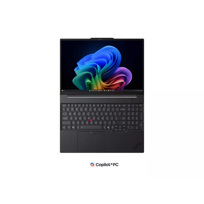 Lenovo ThinkPad T16 G5 Intel Laptop - 16 inch WUXGA IPS Anti-Glare, Intel Core Ultra 7 355, 32GB LPDDR5X, 512GB SSD, Intel Graphics, Windows 11 Pro, Wi-Fi 7, Bluetooth 5.4, Schwarz