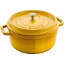 Staub La Cocotte 24 cm Runder Schmortopf, Zitronengelb, Gusseisen (1011669)