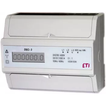 ETI Dreiphasen-Modularstromzähler DEC-3 3x230/400V 80A MID