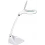 MAUL MAULiris LED-Lupenleuchte, 3 Dioptrien (1,75x), 127 mm Linse, 760 lm, 6500 K, 9 W, Weiß