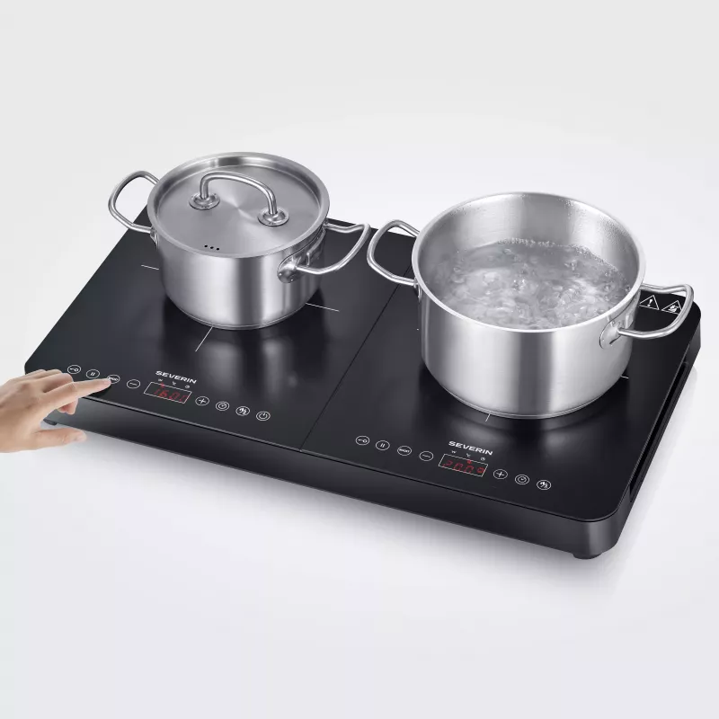 SEVERIN DK 1027 Doppelkochplatte 2500W Weiß