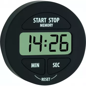 TFA 38.2022.01 Digitales Thermo-Hygrometer, Schwarz