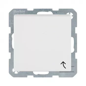 Berker S.1 Unterputz-Steckdose mit Klappdeckel, Schuko (Typ F), Polarweiß