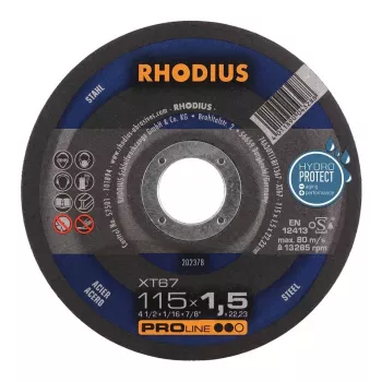 RHODIUS XT 67 115x1.5x22.23 Trennblatt Pro Blau