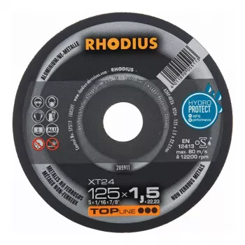 RHODIUS XT24 Trennscheibe 125x1,5x22,23 mm 10 Stück