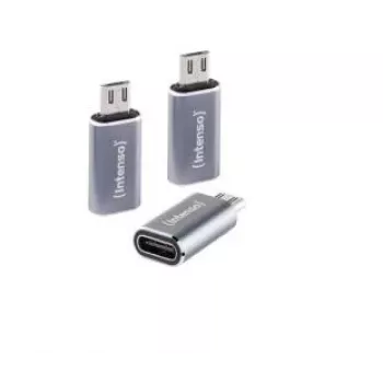 Intenso USB-C auf Micro-USB Adapter C480M, Schwarz, 480 Mbit/s