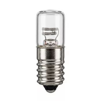 Scharnberger 28001 Neon-Glühlampe E10 10x25mm 230V 1,3mA LG234 Orange-Rot