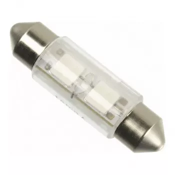 Scharnberger 35794 LED Festoon Lampe 8x31mm 12-14V AC/DC 20mA Weiß 1 LED L5