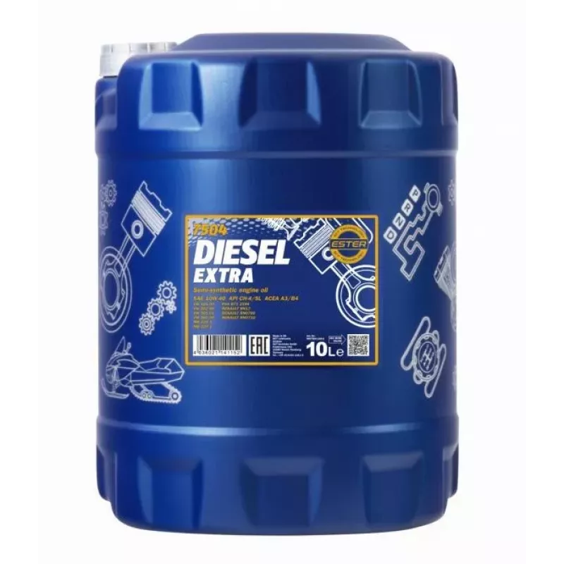 MANNOL Diesel Extra 10W-40 7504, Inhalt 10L