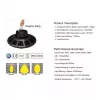 SYNERGY21 Synergy 21 LED Spot Pendelleuchte UFO 236W für Industrie/Lager cw 90° DIM