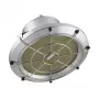 SYNERGY21 LED Spot Pendelleuchte UFO mit Ballschutzkorb M 150W 18000lm 4000K IP65 Schwarz