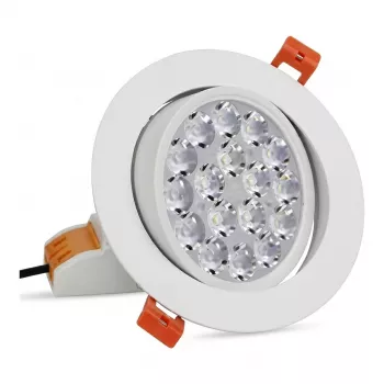 MIBOXER FUT062 9W Runder RGB+CCT Smart LED-Panel mit RF und Wi-Fi, schwenkbar, 720lm, 2700K-6500K, Weiß
