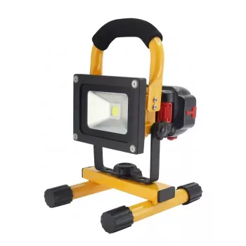 Synergy 21 LED AKKU Baustrahler 10W Gelb/Kaltweiß Slider