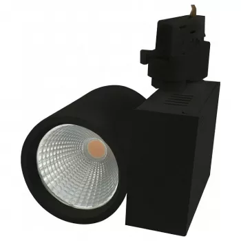 SYNERGY21 LED Schienenstrahler VLA Serie 40W 30° Warmweiß CRI>90 Schwarz