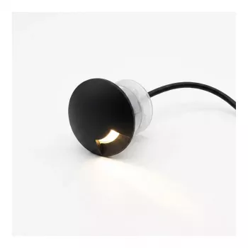 SYNERGY21 LED Einbau-Bodenspot ARGOS Runde Segment-2 IP67 Warmweiß - Schwarz