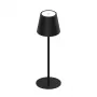 SYNERGY21 Synergy 21 LED Tischleuchte, wiederaufladbar, Akku - Outdoor IP54 - Touch-Dimmer, dimmbar - Schwarz