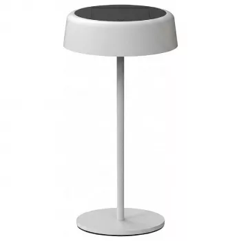 SYNERGY21 LED Tischleuchte SOLAR/Akku, Outdoor IP54, Touch-Dimmer, Weiß (S21-LED-JT240020)