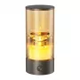 SYNERGY21 LED Tealight Akku Outdoor IPX5 Touch-Schalter dimmbar Stahlgrau