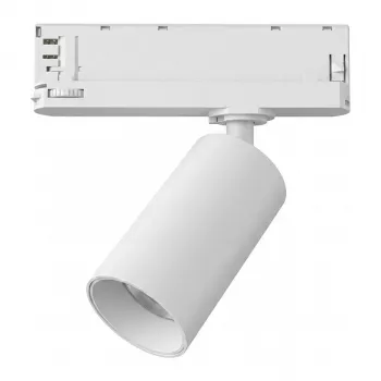Synergy21 LED-Schienenstrahler für 3-Phasen-Schienensystem VLF-Serie Weiß 3000K (Standard-Integrierter Adapter)