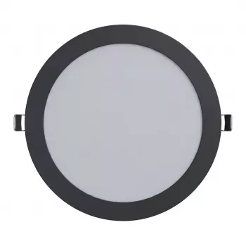 SYNERGY21 LED Ultra Slim LED Panel Light V6 18W SWW/WW/NW (3CCT) Schwarz 24V